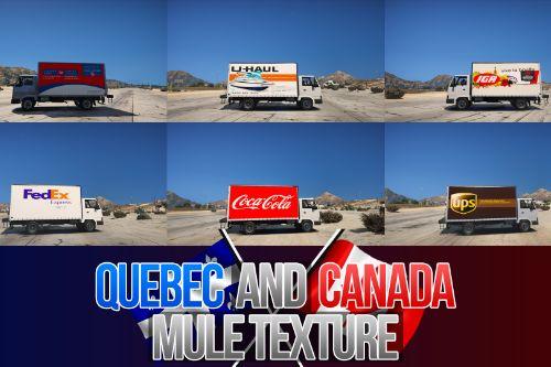 Quebec and Canada Mule Textures